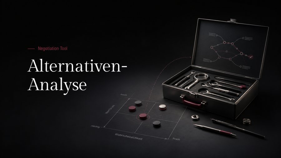 Negotiation Tool: Alternativen-Analyse